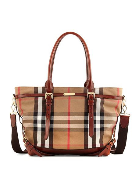 burberry marta diaper bag|Burberry Marta Check Canvas Diaper Bag, Tan .